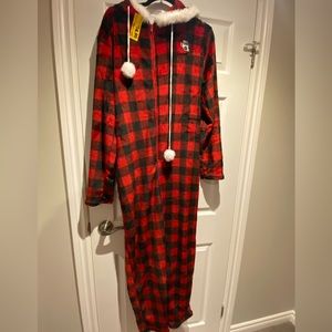 Plaid Onesie NWT